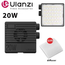 Ulanzi LE20 20W RGB Full Color Pocket LED Video Light Lamp CRI95+ 2500K-9000K 