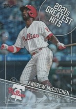 2022 TOPPS SERIES 1 ANDREW McCUTCHEN OF PHILLIES 2021'S GREATEST HITS SP