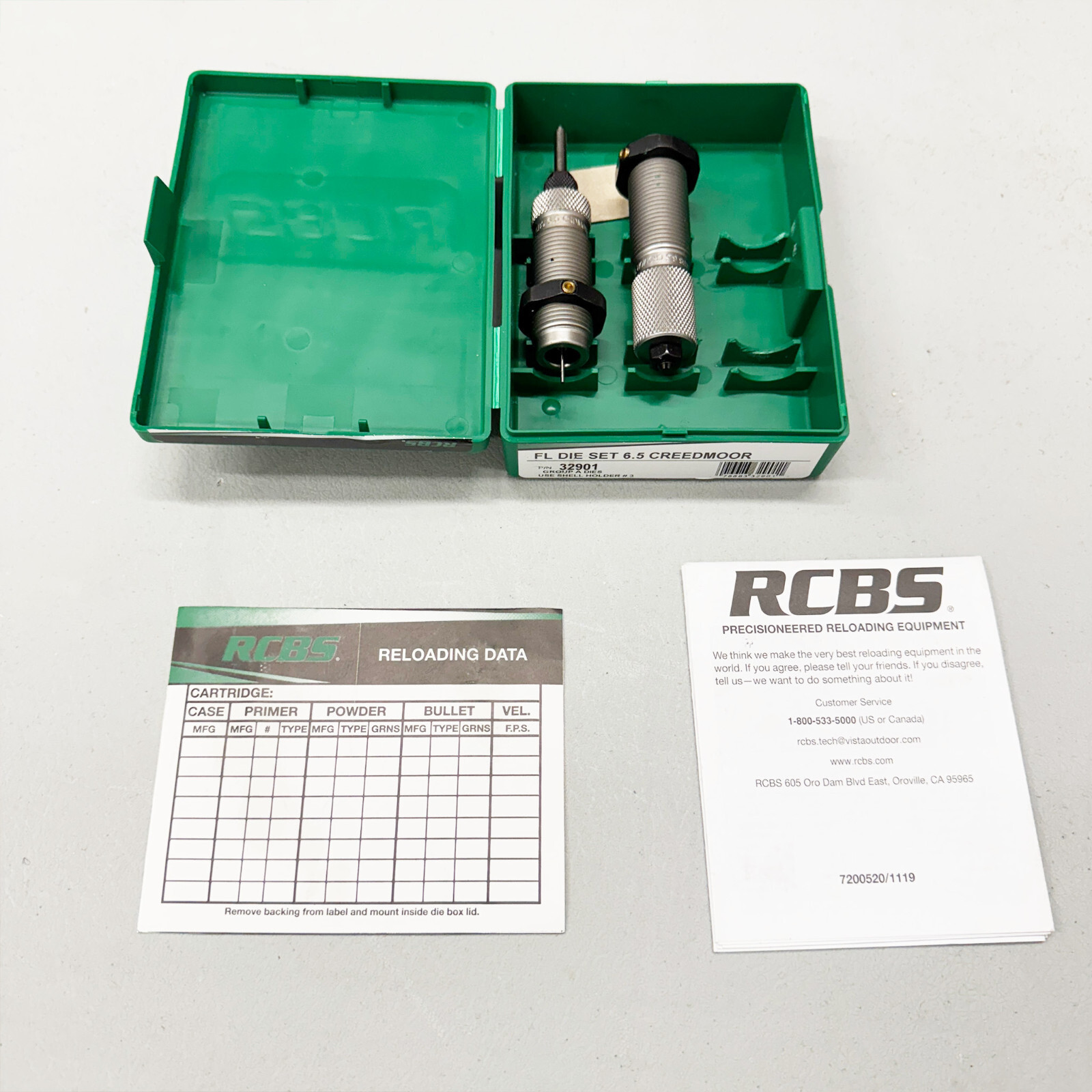 RCBS Full-Length Reloading Die Set 6.5 Creedmoor Precision Rifle DEVGRU ...