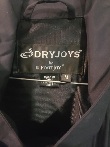 DRYJOYS BY FOOTJOY Quality made Golfing Jacket size Med. Free SHIP - Picture 2 of 3