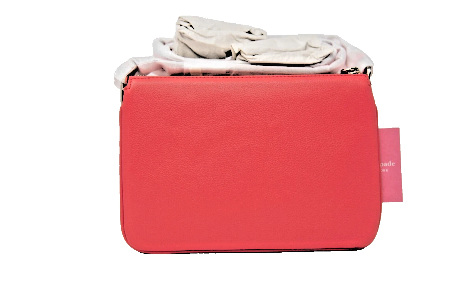 Borsa a tracolla Kate Spade Jackson Triple Gusset Stoplight (rosso) in pelle nuova con etichette