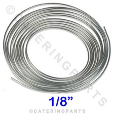 1/8 INCH ALUMINIUM PILOT TUBE / TUBING USED FOR GAS APPLIANCES - CHOOSE LENGTH