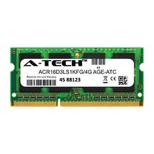 4 GB DDR3 PC3-12800 SODIMM (Kingston ACR16D3LS1KFG/4G AGE equivalente) memoria RAM
