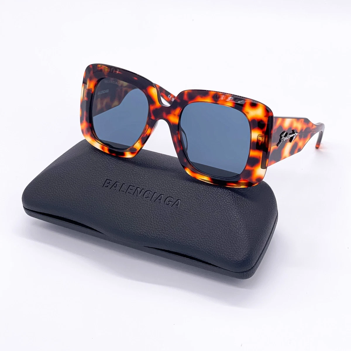 balenciaga sunglasses havana