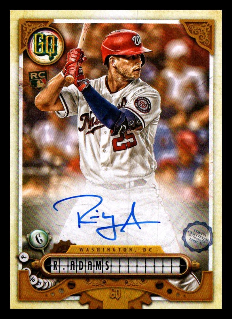 2022 Topps Gypsy Queen GQ Autographs Riley Adams AU,RC #GQA-RA Nationals