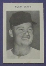 1969 MILTON BRADLEY BASEBALL - RUSTY STAUB - MONTREAL EXPOS - NRMT - COMBIN SHIP