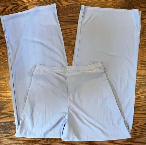 Boo hoo Periwinkle Size 8 Lightweight Wide Leg High Waist Pants - Picture 4 of 8