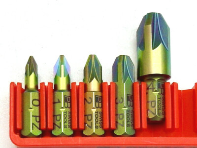 PB SWISS TOOLS C6-192 PZ Precision Bits Pozidriv Bitsatz 5-tlg. NEU