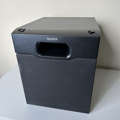 Sony Black SA-WMSP2 100w Powered Active Home Theater Subwoofer 8'' Sub Works!