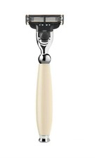 Muhle Sophist Razor 3-Blade Attachment Ivory Resin Handle Made In Germany
