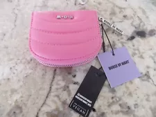 House Of Want Mini Card Or Change Zippered Wallet Taffy Pink V/Nice