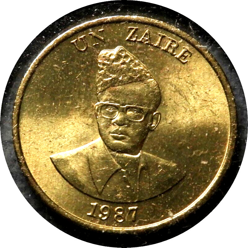 elf Zaire Congo  1 Zaire 1987