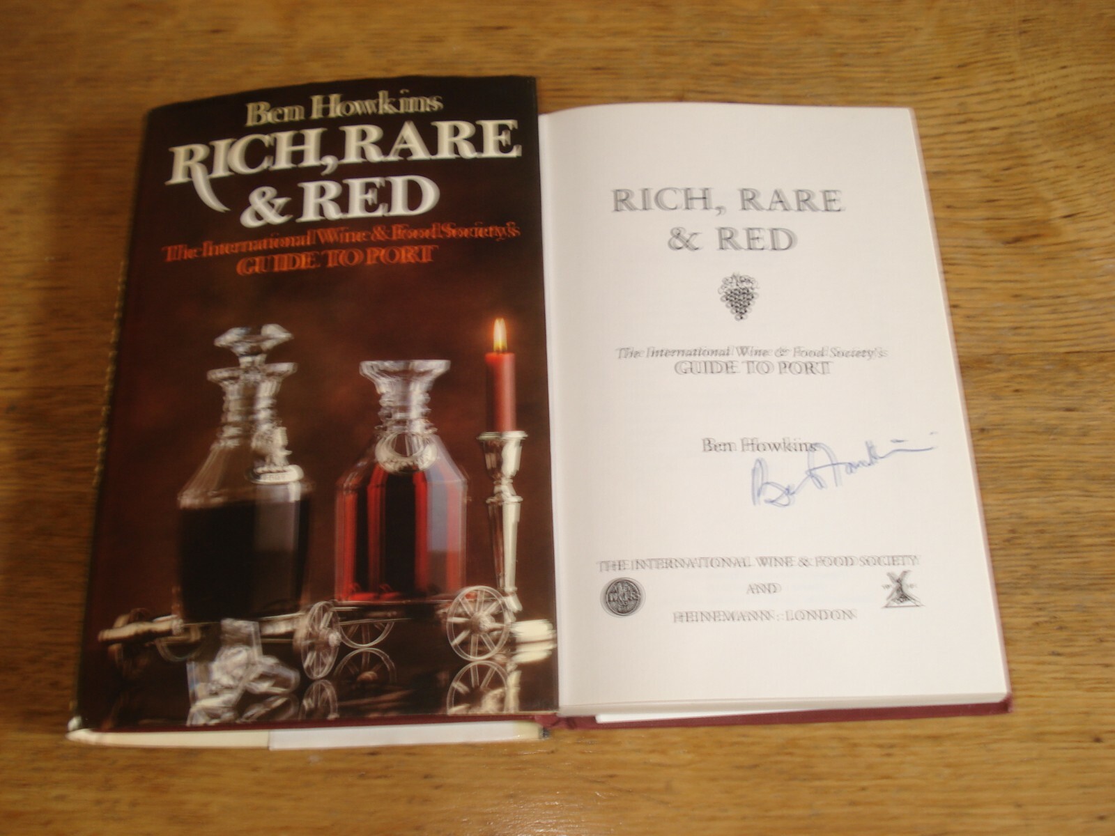 Rich, Rare and Red by Howkins, Ben,SIGNED COPY,1ST EDITION HARDBACK 1982