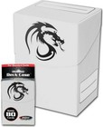 White BCW Gaming Deck Case - Holds 80 Sleeved Gaming cards - Card Protector — photo 2