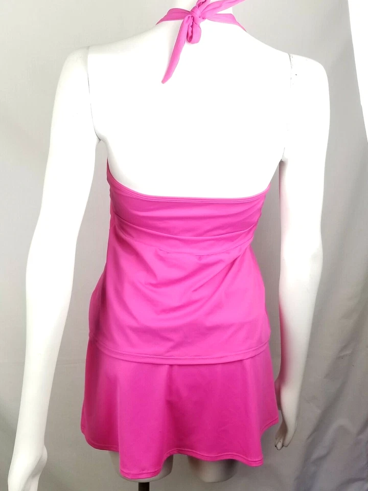 Venus Mujeres Rosa Falda Tiro Medio Parte Inferior 2 Piezas Banda Halter Top con Sujetador Talla 8 Foto 2 de 4