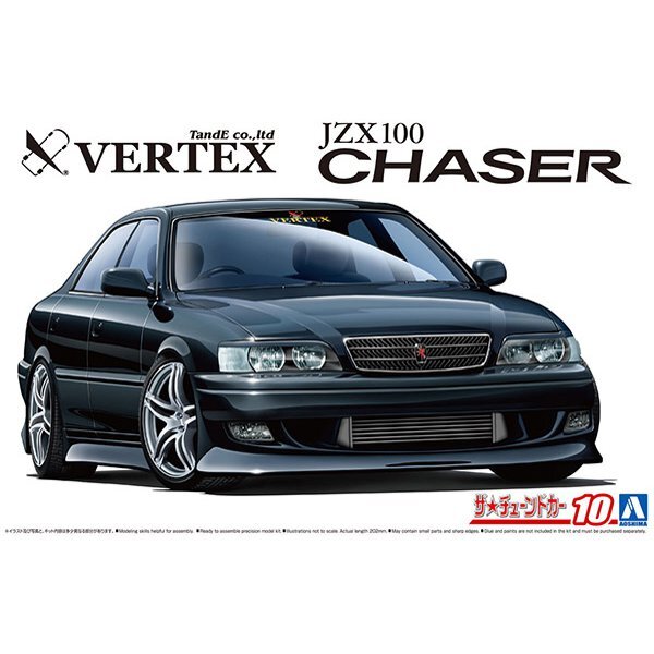 AOSHIMA 1/24 The Tuned Car No.10 TOYOTA VERTEX JZX100 CHASER