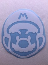 Mario Face Die Cut Vinyl Sticker Decal High Quality Nintendo Super NES