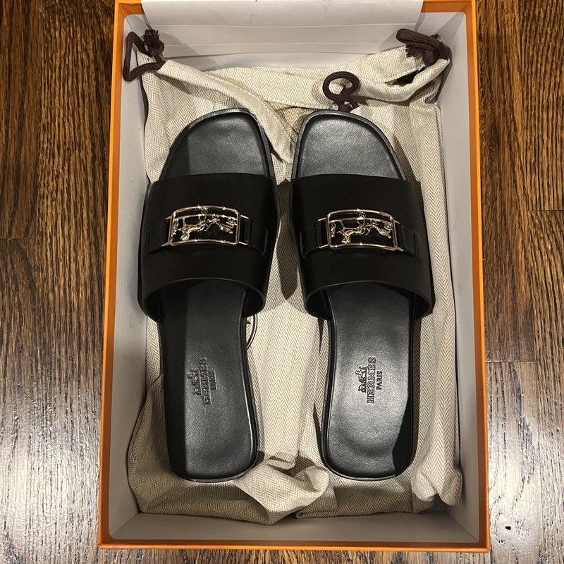 women’s Hermes VILLA CALFSKIN SANDAL