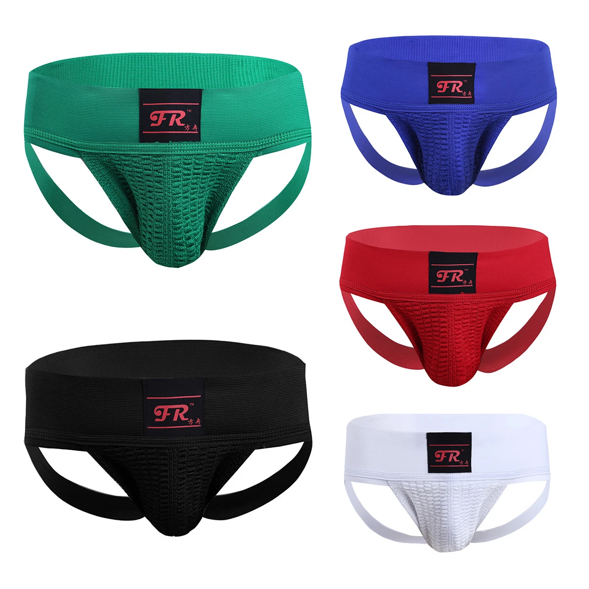 FR BLACK JOCKSTRAP JOCK STRAP ATHLETIC SUPPORT MENS SPORTS UNDERWEAR BRIEFS  SEXY