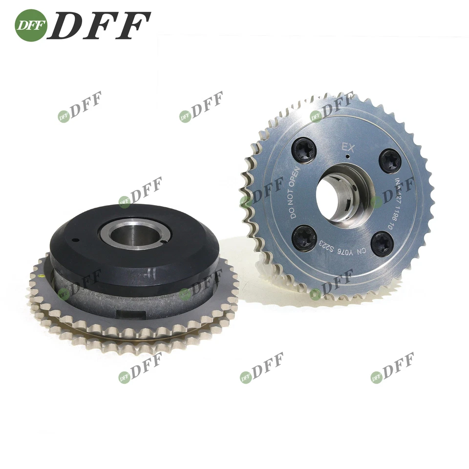 Juego de 2 ajustes de engranajes de árbol de levas de escape para Porsche 911 Cayman Boxster Paramera Foto 3 de 4