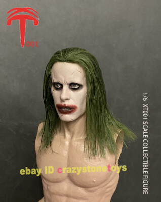 XT001 Joker Jared Leto 1/6 Head Carving Sculpt Figure Accessory