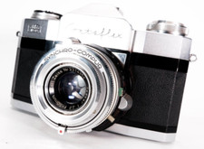 ZEISS IKON CONTAFLEX RAPID 35MM FILM CAMERA & TESSAR 50MM 2.8 LENS. ONLY 8000 PR