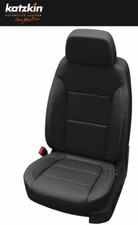 2019-2022 Chevy Silverado Crew Cab Katzkin Black Leather Seat Covers Lt Wt Rst 2019-2022 Chevy Silverado Crew Cab Katzkin Black Leather Seat Covers Lt Wt Rst