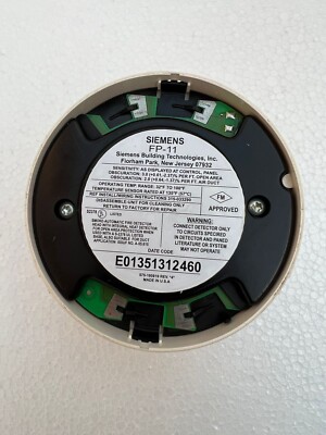 Allarme Fumo Intelligente Siemens Intelligente Siemens FP-11 - Nuovo, Spedizione Gratuita, Per Casa, Made In USA Rilevatore Di Fumo - Foto 3