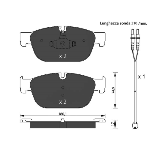 11614 - PLAQUETTES, FREIN, AVANT CL FRITTÉ Compatible Avec GILERA DNA 50 GP EXPE EUR 26,39