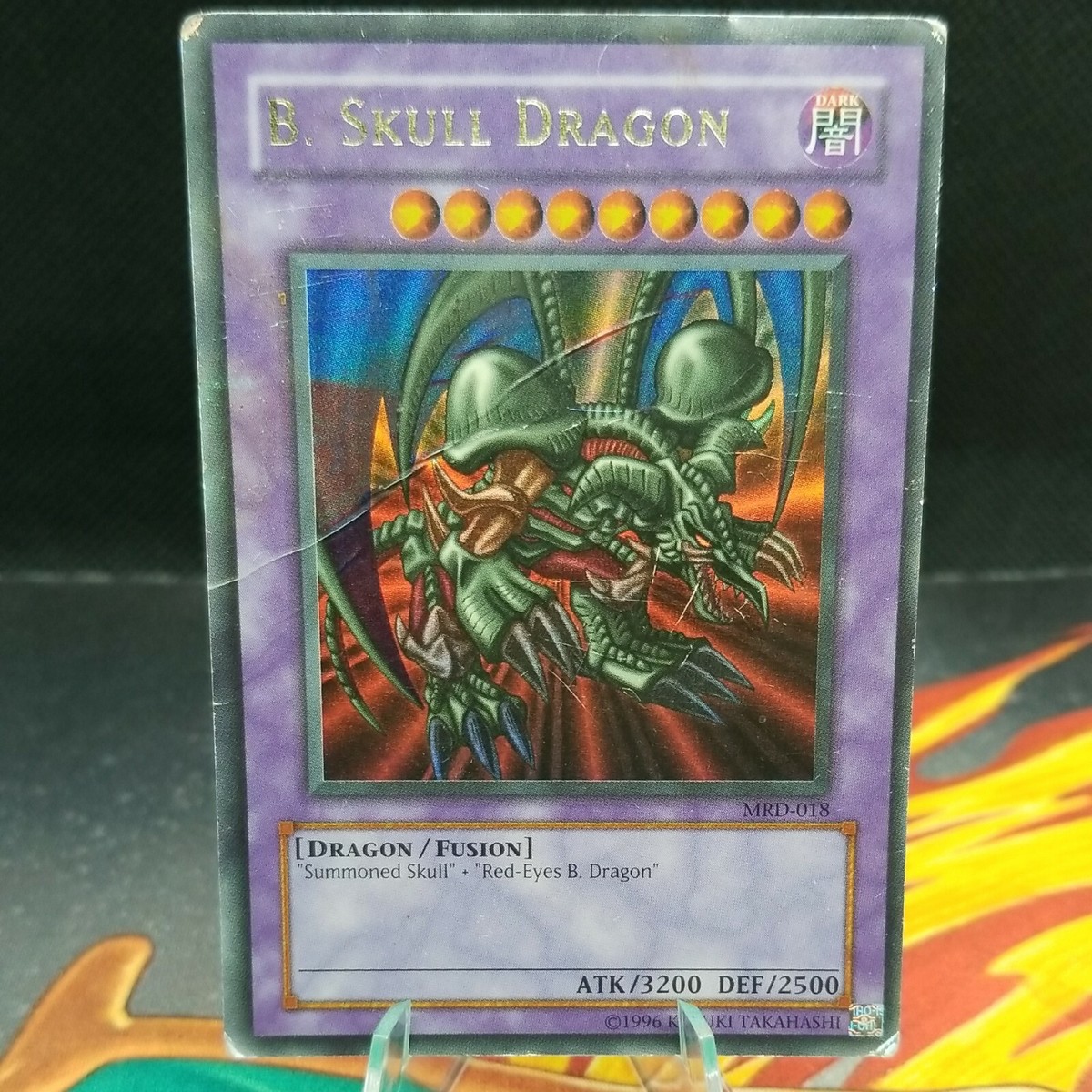 B. Skull Dragon MRD-018 Heavily Played Ultra Rare Holo Yugioh Card 2002