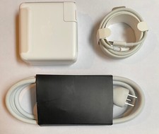 Apple 14" MacBook Pro Fast Charger Bundle 96W USB-C A2166 2M Extension Cable NEW
