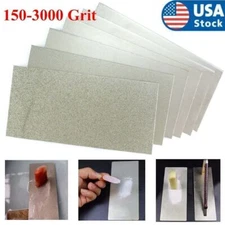 150-3000 Grit Thin Polishing Diamond Plate Sharpening Stone Whetstone Knife Tool
