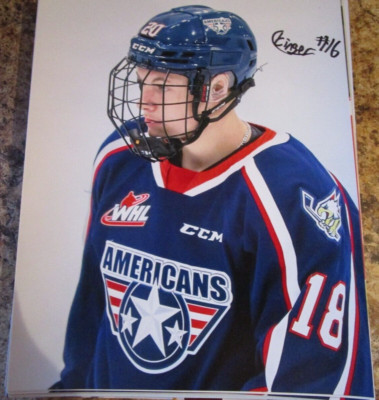 CARTER KINGERSKI SIGNED 8x10 MATTE PHOTO 2027 NHL DRAFT 35TH PICK