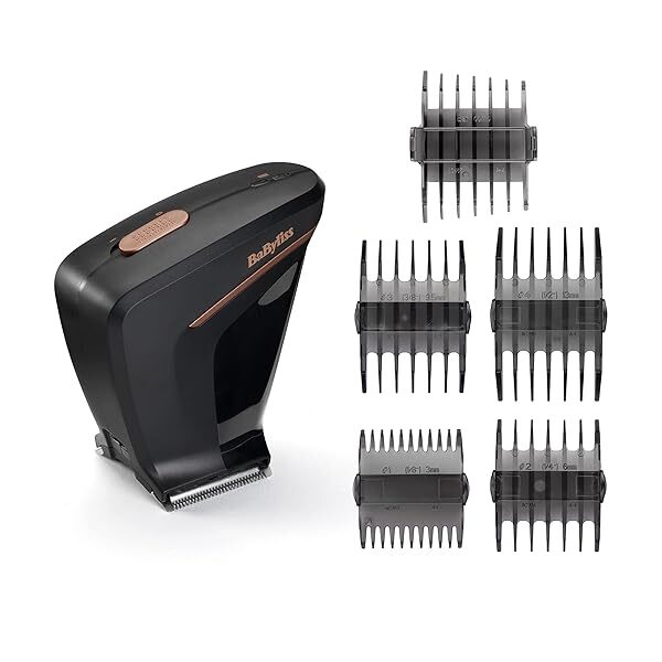 BaByliss Crewcut Hair Clipper - Self-Clipping Cordless Haircutting Tool with Twin Blade System, Lithium-Ion Power, 75-Minute Runtime, 4 Comb Guides (Grades 1–4), Washable Blades, 7758U - Image 3