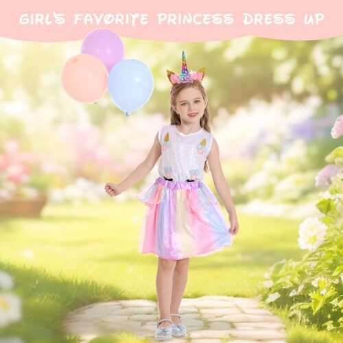Prinzessin Anziehkleidung für kleine Mädchen - Prinzessin Kleider für Mädchen Kleid - Bild 7 von 7