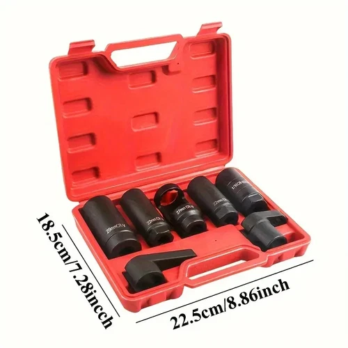 7PCS 1/2"Drive Oxygen Sensor / Lambda Sensor Socket Set Tool All Sizes AU - Picture 2 of 11