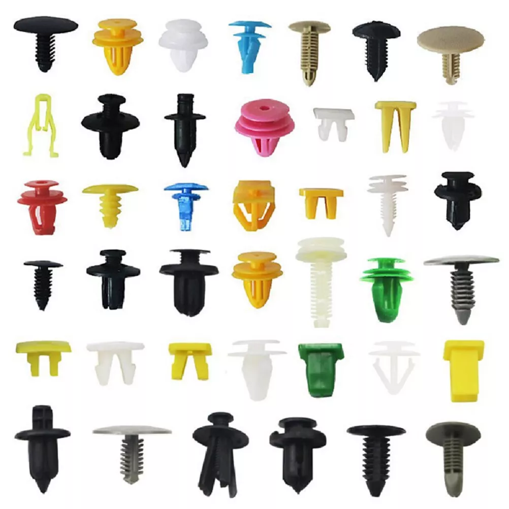 500Pcs Mixed Auto Car Fastener Clip Bumper Fender Trim Plastic