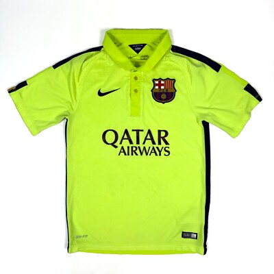 BARCELONA FC NIKE 2014 2015 THIRD FOOTBALL SOCCER JERSEY