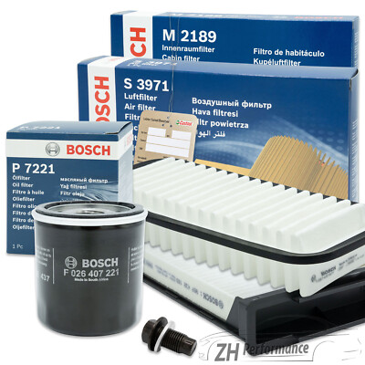 BOSCH INSPEKTIONSPAKET Filter Satz Set Toyota Aygo Citroen C1 Peugeot 107 1.0