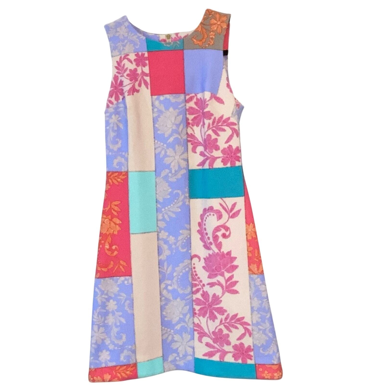 Just… Taylor Multicolored Patchwork Sleeveless Bo… - image 1