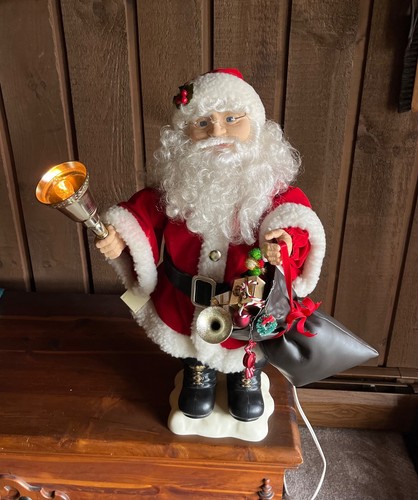 Vintage Telco Motionettes animierter Weihnachtsmann 24" beleuchtet - Bild 1 von 14