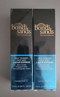 Pack Of 2 Bondi Sands Self Tanning Face Mist 1 Hour Express 2.36 Oz (70mL)