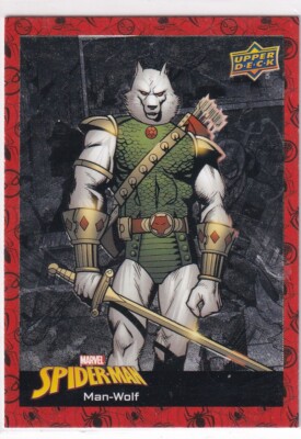 Upper Deck 2023 Marvel Spider-Man No. 45 Man-Wolf Silver Foil