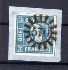 Bavaria Number Stamp gMr570 2 Impeccable Postmarked (B4650