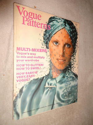 VOGUE PATTERNS MAGAZINE. EARLY SPRING 1974. BRITISH EDITION. FASHION etc.