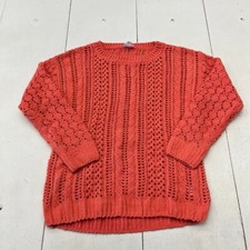 Lularoe Salmon Pink Knit Mariah Long Sleeve Sweater Women's Size Large NEW