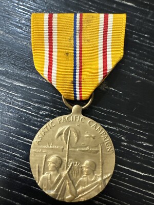 Asiatic Pacific Campaign World War II Medal, 1.25” Diameter