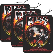Kiss - Army Road Rage Air Freshener - Vanilla Scent - 3 Pack