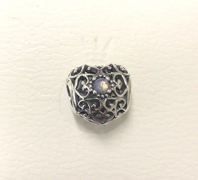 Pandora Heart 791784nop Pandora October Signature Heart Opalescent - Main Image