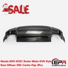 For Mazda MX5 NC NCEC Roster Miata GVN Style Carbon+FRP Rear Diffuser Kits